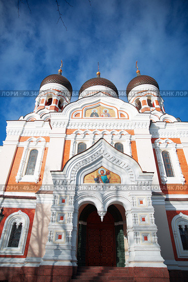 Alexander Nevsky Cathedral in Tallinn. Estonia. Europe. Стоковое фото, агентство Ingram Publishing / Фотобанк Лори