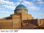 Мавзолей в Йезде, Иран (2006 год). Стоковое фото, фотограф Валерий Шанин / Фотобанк Лори