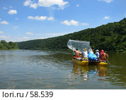 Cплав на катамаране по реке Днестр (2006 год). Редакционное фото, фотограф Константин Покровский / Фотобанк Лори
