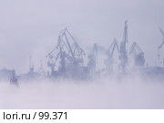 Туман над портом. Стоковое фото, фотограф Георгий Марков / Фотобанк Лори