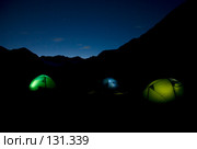 Лагерь под зездами. Night camp. Стоковое фото, фотограф Дмитрий Ощепков / Фотобанк Лори