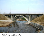 Латвия,пейзажи,мост над рекой Амата (2008 год). Стоковое фото, фотограф maruta bekina / Фотобанк Лори