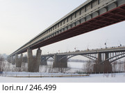 Новосибирск. Мосты через Обь. Стоковое фото, фотограф Андрей Доронченко / Фотобанк Лори