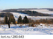 Зимняя панорама. Стоковое фото, фотограф Павлова Татьяна / Фотобанк Лори