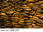Русская поленница. Фоновое изображение. Стоковое фото, фотограф Harry / Фотобанк Лори