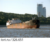Баржа "Троицк" (2007 год). Редакционное фото, фотограф Михаил Карташов / Фотобанк Лори