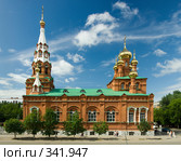 Храм вознесения Господня (Феодосиевская церковь). Город Пермь. Редакционное фото, фотограф Ильин Сергей / Фотобанк Лори
