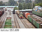 Железнодорожные пути. Стоковое фото, фотограф Эдуард Межерицкий / Фотобанк Лори