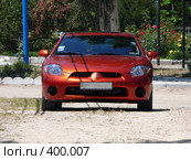 Mitsubishi Eclipse ("Мицубиси-Эклипс"). Вид спереди (2008 год). Редакционное фото, фотограф Иван Мацкевич / Фотобанк Лори