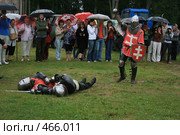 Рыцарские бои, Любча, Беларусь (2008 год). Редакционное фото, фотограф Марина Шатерова / Фотобанк Лори