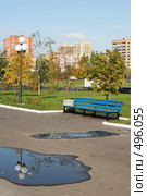 Осенние лужицы. Стоковое фото, фотограф Игорь Веснинов / Фотобанк Лори