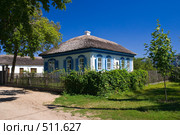 Казачий курень в Вёшенской. Стоковое фото, фотограф Борис Панасюк / Фотобанк Лори