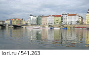 Прага. Набережная Влтавы. (2008 год). Стоковое фото, фотограф Светлана Кудрина / Фотобанк Лори