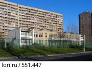 Детский сад № 2560 (Двухэтажное здание серии VI-49). Камчатская улица, 13. Район Гольяново. Москва (2008 год). Стоковое фото, фотограф lana1501 / Фотобанк Лори