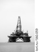 Добыча нефти недалеко от Баку. Азербайджан. (2008 год). Стоковое фото, фотограф Алексей Зарубин / Фотобанк Лори
