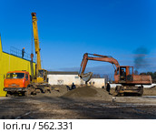 Работы на строительном объекте (2008 год). Редакционное фото, фотограф Игорь Момот / Фотобанк Лори