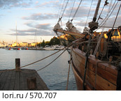 Нос парусного корабля (2006 год). Стоковое фото, фотограф Михаил Митин / Фотобанк Лори
