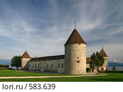 Замок на Женевском озере. Chateau de Morges (2008 год). Стоковое фото, фотограф Марченко Дмитрий / Фотобанк Лори