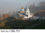 Вид на Ильинскую церковь и нижегородский кремль (2007 год). Стоковое фото, фотограф Gagara / Фотобанк Лори