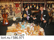 Выставочный стенд в виде казахской юрты (2008 год). Редакционное фото, фотограф Камбулина Татьяна / Фотобанк Лори