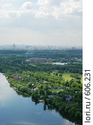 Москва с высоты (2008 год). Стоковое фото, фотограф Дмитрий Тарасов / Фотобанк Лори