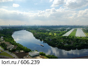 Москва с высоты (2008 год). Стоковое фото, фотограф Дмитрий Тарасов / Фотобанк Лори