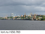 Речной порт (2008 год). Стоковое фото, фотограф Анатолий Косолапов / Фотобанк Лори