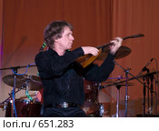 Балалаечник Алексей Архиповский (2008 год). Редакционное фото, фотограф Pukhov K / Фотобанк Лори