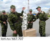 Молодые солдаты(новобранцы) (2007 год). Редакционное фото, фотограф Виктор Филиппович Погонцев / Фотобанк Лори