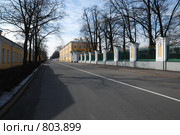 Петергоф. Правленская улица. Весна (2009 год). Стоковое фото, фотограф Катыкин Сергей / Фотобанк Лори