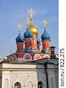 Купола Храма Георгия Победоносца Москва (2009 год). Стоковое фото, фотограф Пиневич Геннадий Александрович / Фотобанк Лори