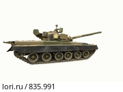 Основной танк Т-80Б, изолировано (2009 год). Редакционное фото, фотограф Владимир Чинин / Фотобанк Лори
