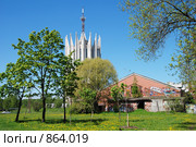 Вид на ЦНИИ РТК от сада Бенуа (2008 год). Редакционное фото, фотограф Ольга Визави / Фотобанк Лори