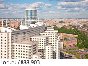 Москва с высоты птичьего полёта (2009 год). Редакционное фото, фотограф Андрей Лавренов / Фотобанк Лори