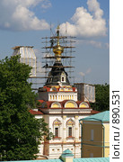 Дмитров. Реставрационные работы в Дмитровском кремле (2008 год). Редакционное фото, фотограф Julia Nelson / Фотобанк Лори