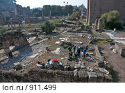 Рим. Римский форум. Раскопки. (2008 год). Стоковое фото, фотограф Сергеев Игорь / Фотобанк Лори