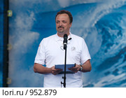 Комментатор Виктор Гусев (2009 год). Редакционное фото, фотограф Алексей Зарубин / Фотобанк Лори