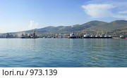 Панорама набережной в Новороссийске (2009 год). Стоковое фото, фотограф Игорь Долгов / Фотобанк Лори