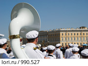 Оркестр на Дворцовой площади. Санкт-Петербург (2009 год). Стоковое фото, фотограф Александр Щепин / Фотобанк Лори