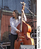 Shinichiro Sakaino -- музыкант группы Oleg Ostapchuk Quartet. Выступление на фестивале Summertime-2009. Редакционное фото, фотограф Наталья Лукина / Фотобанк Лори