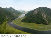 Река, холм, Черногория (2009 год). Стоковое фото, фотограф Криволап Ольга / Фотобанк Лори