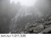 Приэльбрусье. Водопад “Девичьи косы” (2009 год). Редакционное фото, фотограф Лев Бирюков / Фотобанк Лори