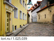 Улица старого Таллина (2009 год). Стоковое фото, фотограф Алексей Лебедев / Фотобанк Лори