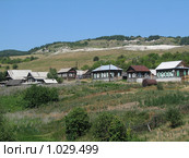 Село на холмах. Стоковое фото, фотограф Владимир Птицын / Фотобанк Лори