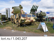 MAKS 2009. ЗРК ТОР-М2Э,  по классификации НАТО SA-15 "Gauntlet" Редакционное фото, фотограф Игорь Долгов / Фотобанк Лори