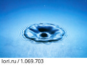 Падение капли воды. Стоковое фото, фотограф Константин Тавров / Фотобанк Лори