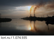 Утро на Днепре. Стоковое фото, фотограф Павел Гундич / Фотобанк Лори