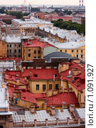 Вид на Санкт-Петербург с Исаакиевского собора (2009 год). Стоковое фото, фотограф Михаил Митин / Фотобанк Лори