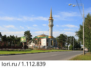 Мечеть. Город Сургут, Ханты-Мансийский автономный округ — Югра (2009 год). Редакционное фото, фотограф Григорий Писоцкий / Фотобанк Лори