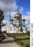 Омск,Успенский кафедральный собор (2009 год). Стоковое фото, фотограф Круглов Олег / Фотобанк Лори